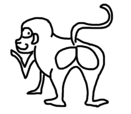 animals would say sticker #12310534