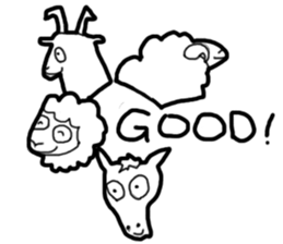 animals would say sticker #12310568