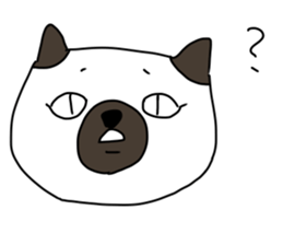 One shot cat sticker #12311065