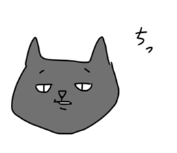 One shot cat sticker #12311090