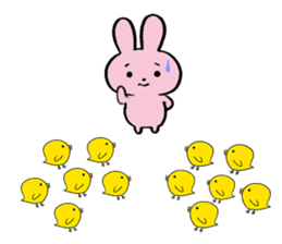 Super Kawaii Rabbit sticker #12311250