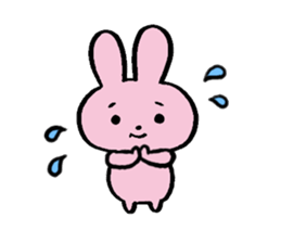 Super Kawaii Rabbit sticker #12311252