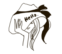 Simply Girl's Talk (English & Japanese) sticker #12311318