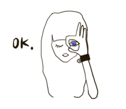 Simply Girl's Talk (English & Japanese) sticker #12311321