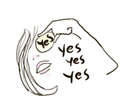 Simply Girl's Talk (English & Japanese) sticker #12311322