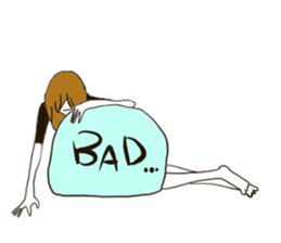 Simply Girl's Talk (English & Japanese) sticker #12311328