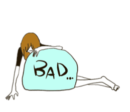 Simply Girl's Talk (English & Japanese) sticker #12311328