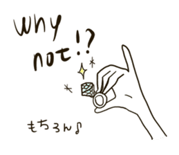 Simply Girl's Talk (English & Japanese) sticker #12311333