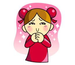 Pengyou Buddy - The Chinese boy and girl sticker #12311462