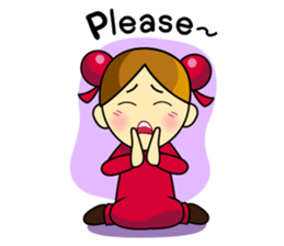 Pengyou Buddy - The Chinese boy and girl sticker #12311475