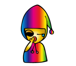 Gold aliens Sticker sticker #12311880