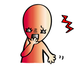 Gold aliens Sticker sticker #12311896