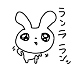 The excusing Rabbit sticker #12312219