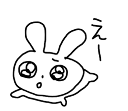 The excusing Rabbit sticker #12312230