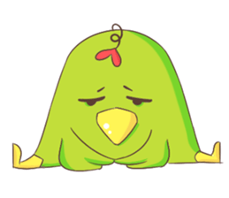 The Green Cartoon sticker #12312479