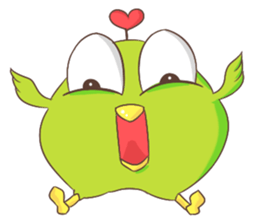 The Green Cartoon sticker #12312481