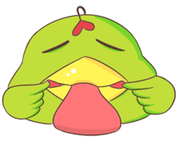 The Green Cartoon sticker #12312506