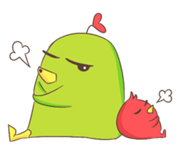 The Green Cartoon sticker #12312512