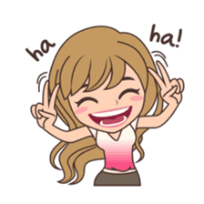 Gorgeous Girl Chibi Version sticker #12312679