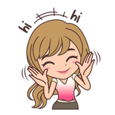 Gorgeous Girl Chibi Version sticker #12312685