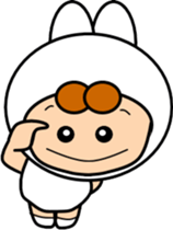 Along with the cute rabbit sticker #12312802