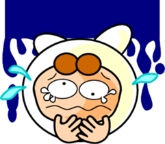 Along with the cute rabbit sticker #12312807