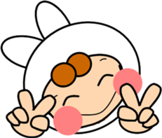 Along with the cute rabbit sticker #12312815