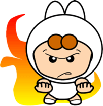 Along with the cute rabbit sticker #12312818