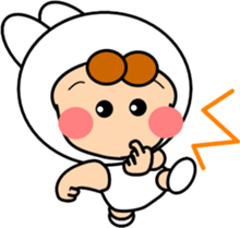 Along with the cute rabbit sticker #12312822