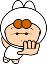 Along with the cute rabbit sticker #12312823