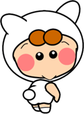 Along with the cute rabbit sticker #12312827