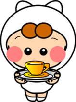 Along with the cute rabbit sticker #12312829