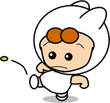 Along with the cute rabbit sticker #12312830