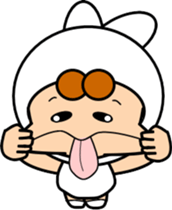 Along with the cute rabbit sticker #12312832