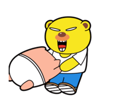 Pp Bear and Pants Pig 6 sticker #12313411