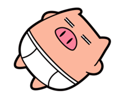 Pp Bear and Pants Pig 6 sticker #12313413
