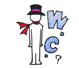 Mr.White bar sticker #12313639