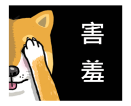 dog face off sticker sticker #12313774