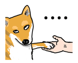 dog face off sticker sticker #12313779