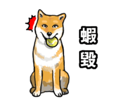 dog face off sticker sticker #12313780