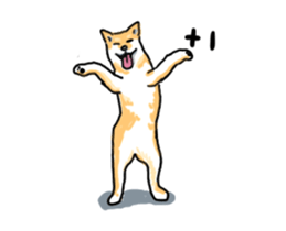 dog face off sticker sticker #12313784