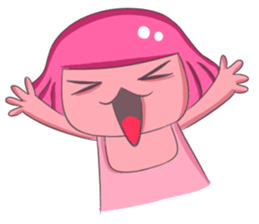 Lovely Pink Girl ' Life, Vol 2 sticker #12314534