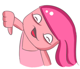 Lovely Pink Girl ' Life, Vol 2 sticker #12314536