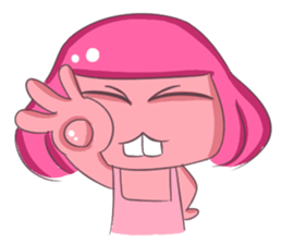 Lovely Pink Girl ' Life, Vol 2 sticker #12314538