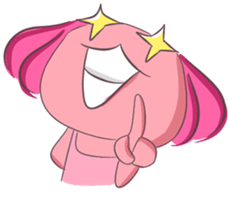 Lovely Pink Girl ' Life, Vol 2 sticker #12314573