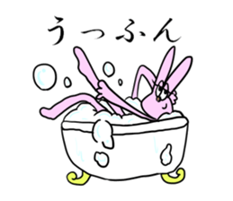 Is noisy face rabbit sticker #12315333