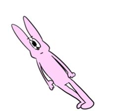 Is noisy face rabbit sticker #12315344