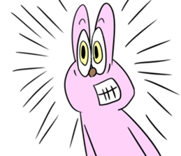 Is noisy face rabbit sticker #12315347