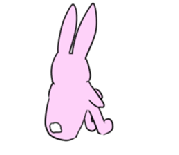 Is noisy face rabbit sticker #12315351