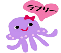 Pretty friend of the sea sticker #12316050